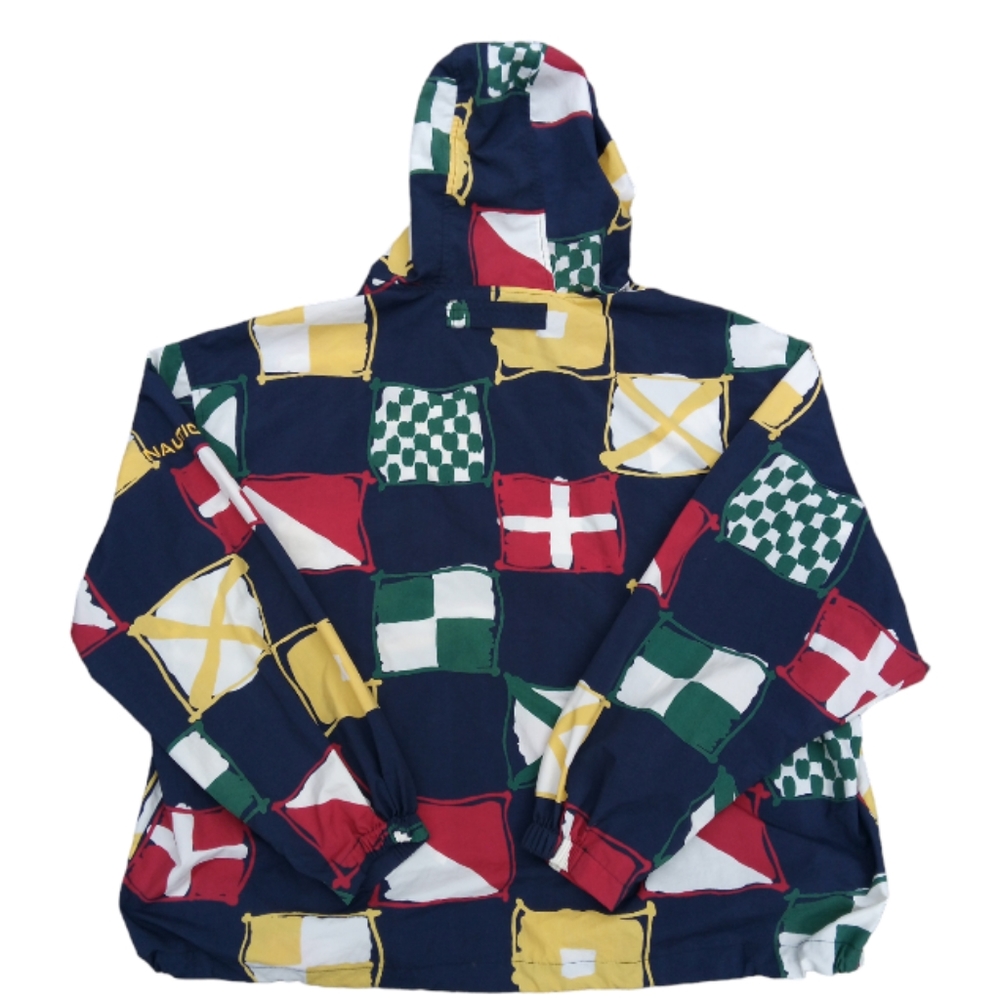 Vintage Nautica flag pullover